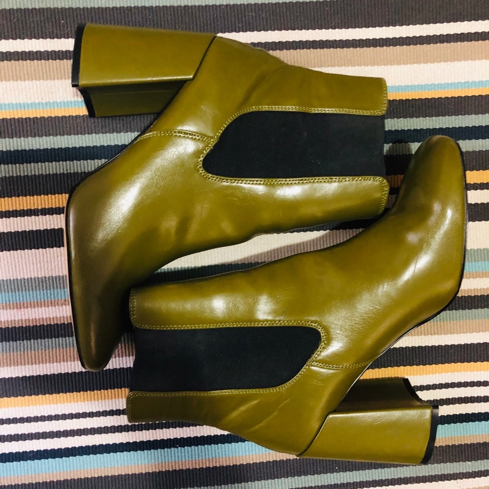 River Island Square Toe Booties